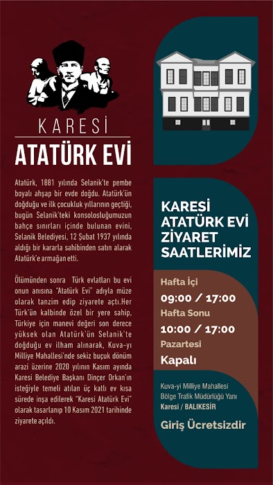 Karesi Atatürk Evi küçük fotoğraf 2